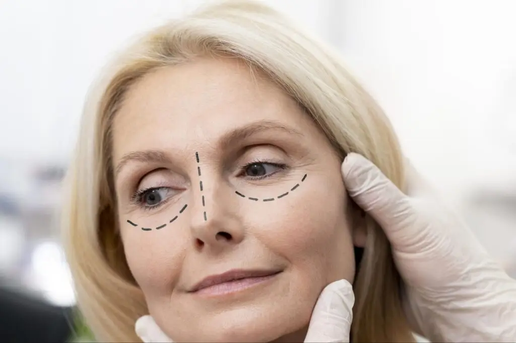 Plastyka powiek dolnych Warszawa RosaMed Clinic